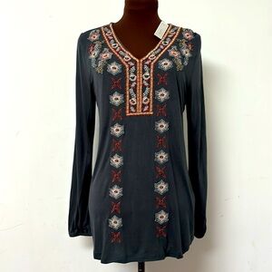 Cupio Women’s Boho Top SZ M